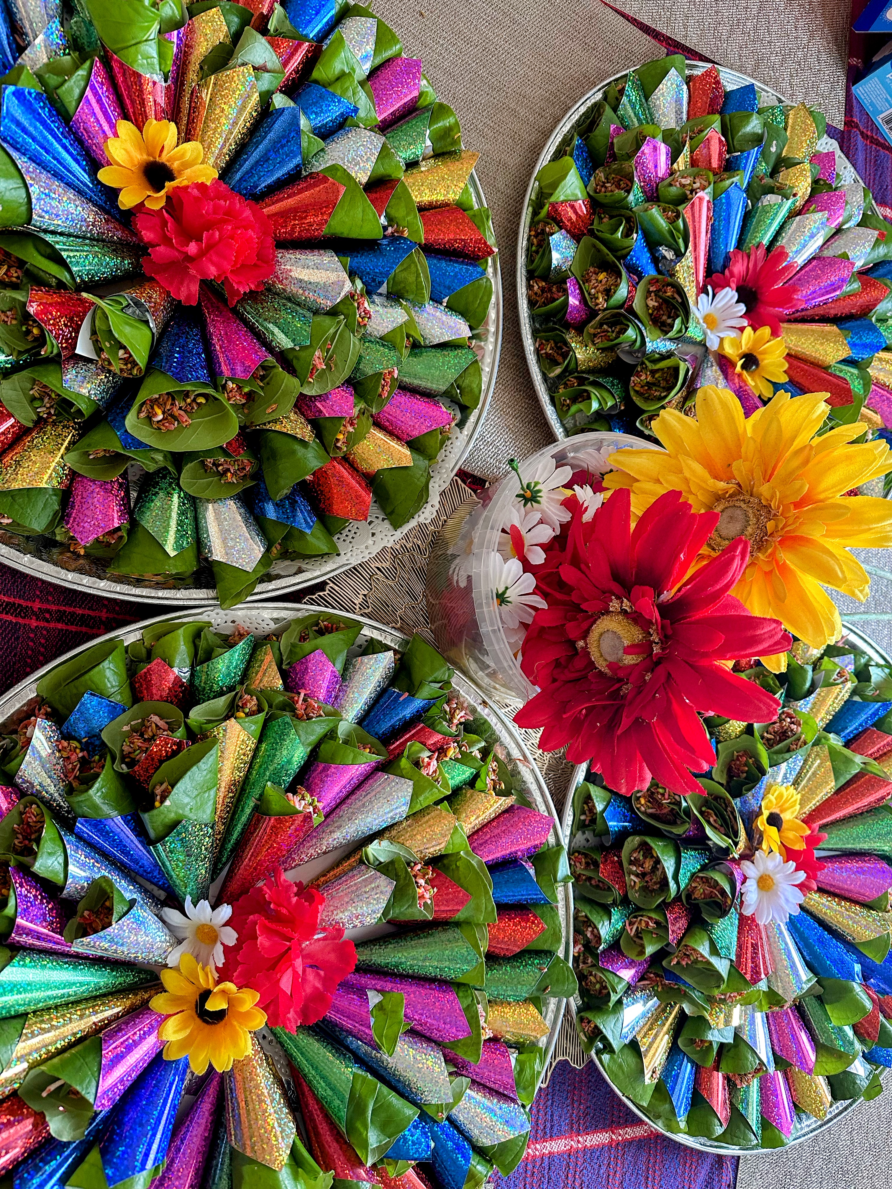 Corporate event paan service setup